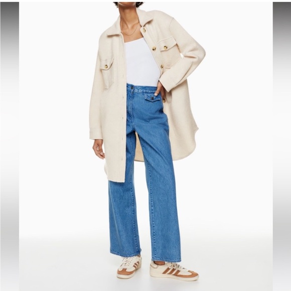 Aritzia Wilfred Free The Ganna Shirt Jacket - Picture 1 of 16